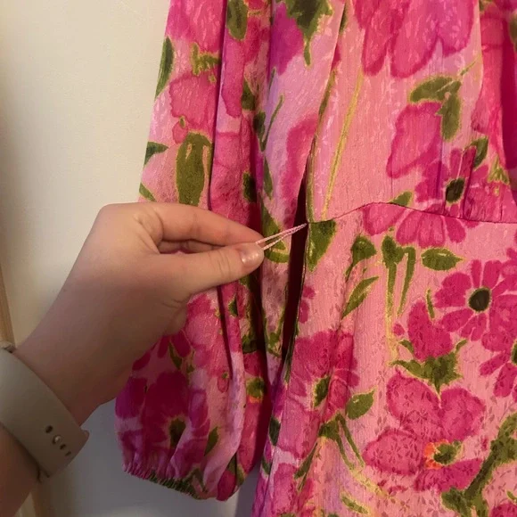 Floral Pink formal Dress - Picture 6 of 9